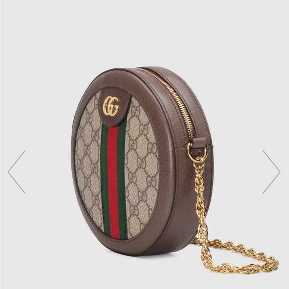 NWOT Gucci Ophidia GG mini round shoulder bag - Picture 3 of 14
